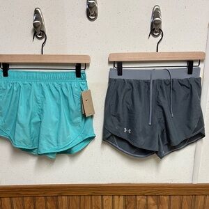 Women’s - Nike & Under Armour Running Shorts bundle (X-small)